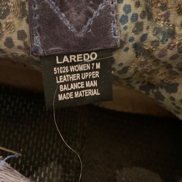 Laredo Saphyre Leather Western boot - Picture 2 of 8